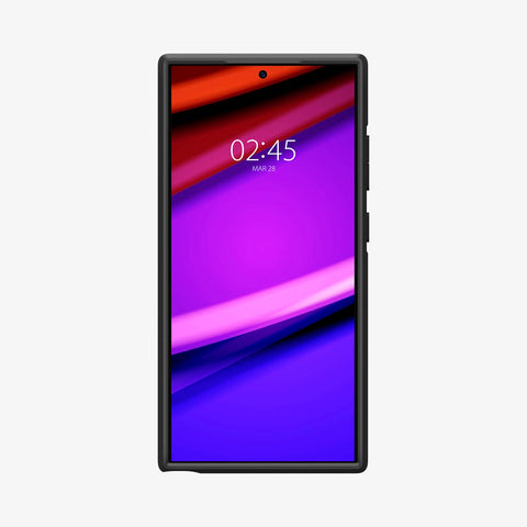 ACS07194 - Galaxy S24 Ultra Case Core Armor in Matte Black showing the front