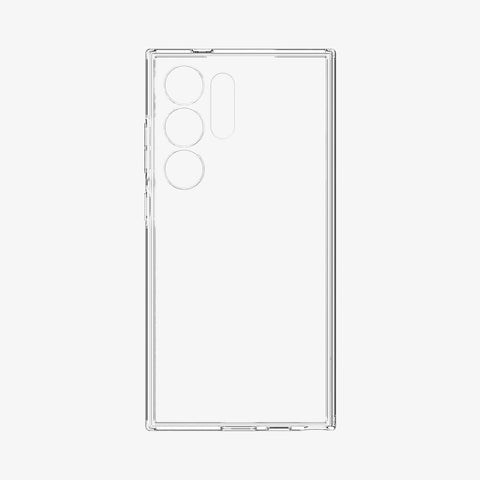 ACS07283 - Galaxy S24 Ultra Case Liquid Crystal in Crystal Clear showing the back of a clear case