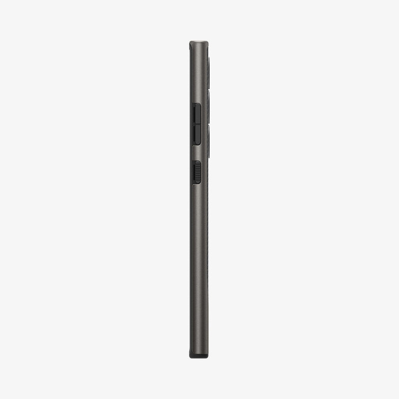 ACS07305 - Galaxy S24 Ultra Case Neo Hybrid in Gunmetal showing the side with side buttons