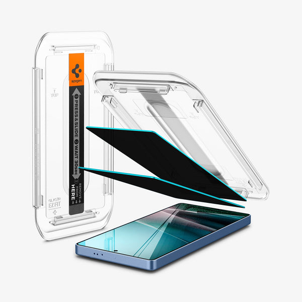 Galaxy S25 Series - GLAS.tR EZ Fit | Privacy Screen Protectors - Pack of 2