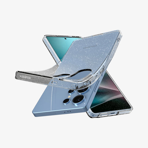 Galaxy S25 Series - Liquid Crystal Glitter Back Case Cover
