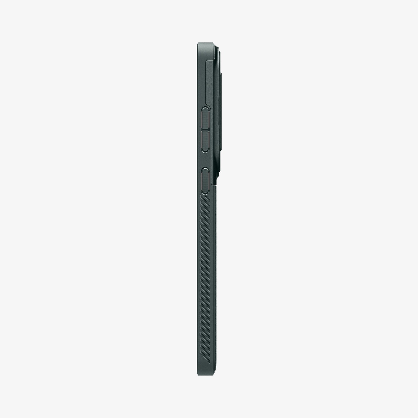 ACS08970 - Galaxy S25 Ultra Case Optik Armor in Abyss Green showing the side