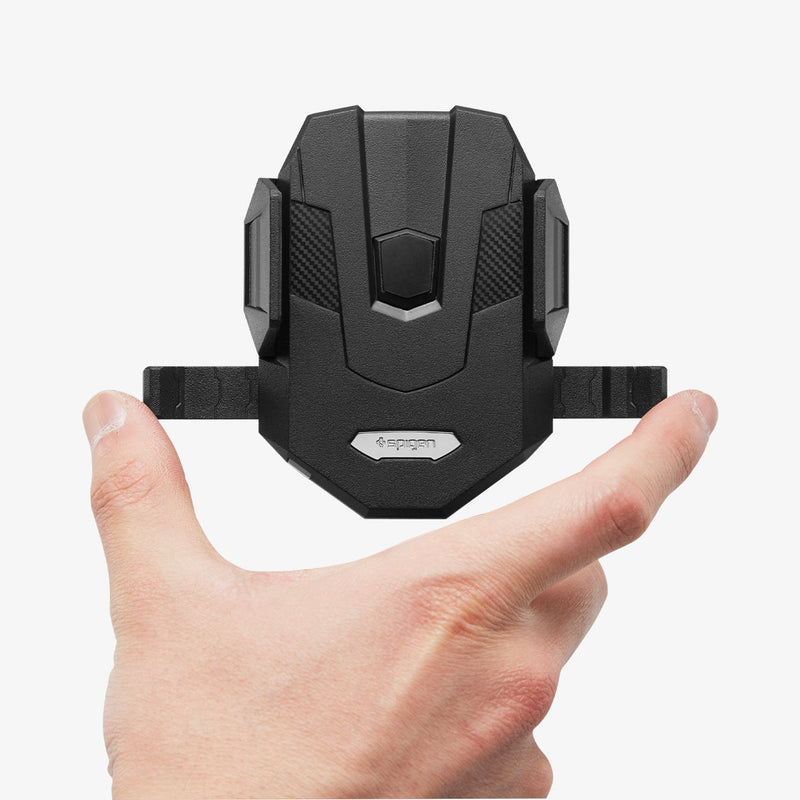 000CG22761 - SteadiBoost™ Air Vent Wireless Car Charger showing a hand squeezing to close the car mount