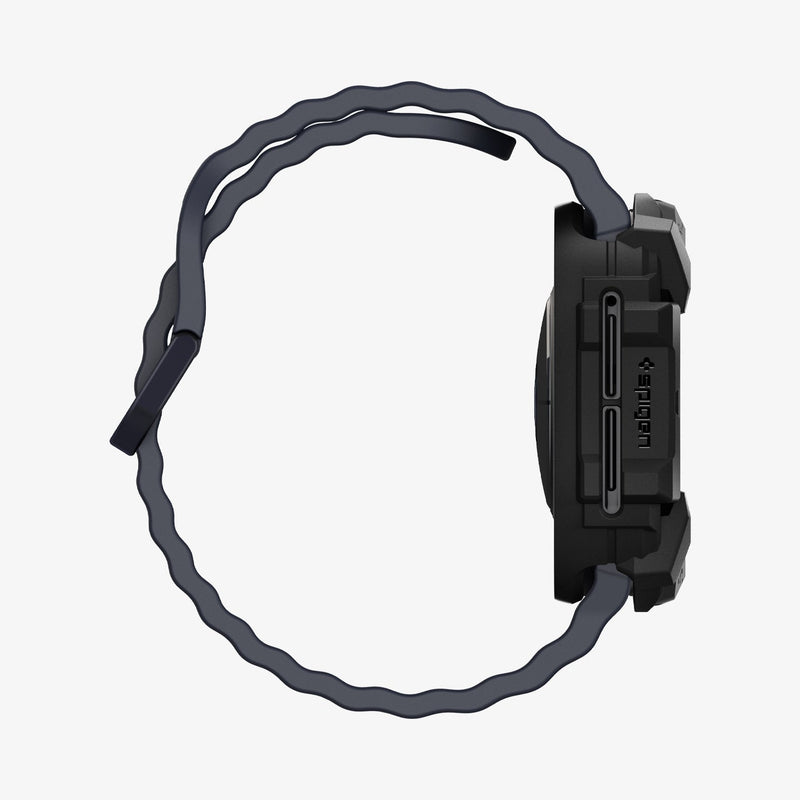 ACS08426 - Galaxy Watch Ultra (47mm) Rugged Armor in Matte Black showing the side facing right