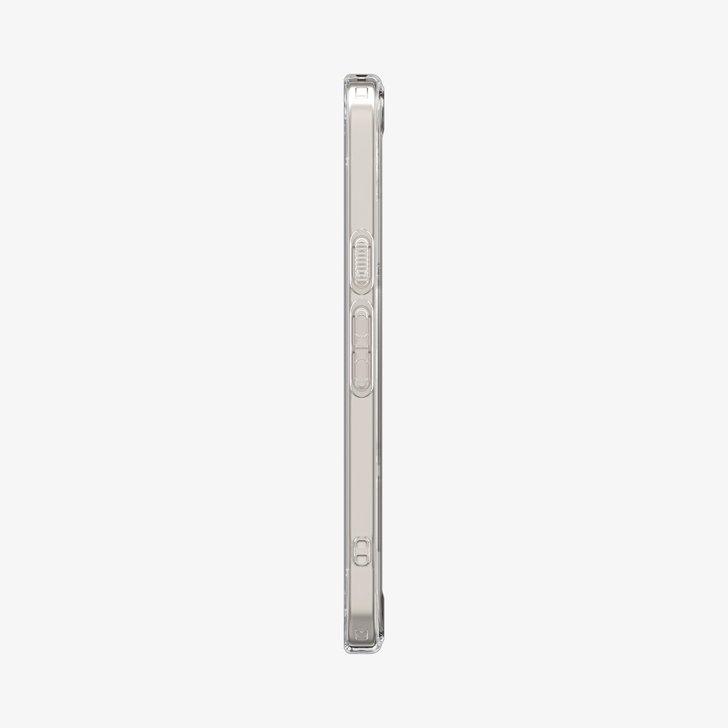 ACS11277 - Pixel 10a Ultra Hybrid Metal Ring (Mag Fit) in Clear Graphite showing the side