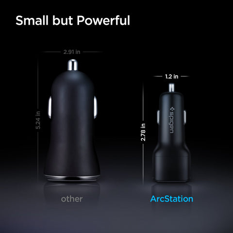 ArcStation™ Dual Port USB-C Car Charger | 65W
