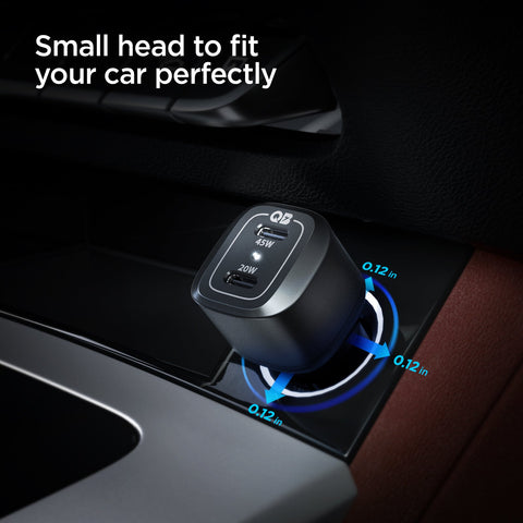 ArcStation™ Dual Port USB-C Car Charger | 65W