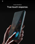 AGL11070 - Galaxy S26 Ultra GLAS.tR EZ Fit Pro | Privacy showing true touch response and instant feedback