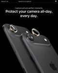 AGL10131 - iPhone 17 Air Optik Pro EZ Fit Lens Protector showing the high aluminosilicate. Tempered glass protects your lens.