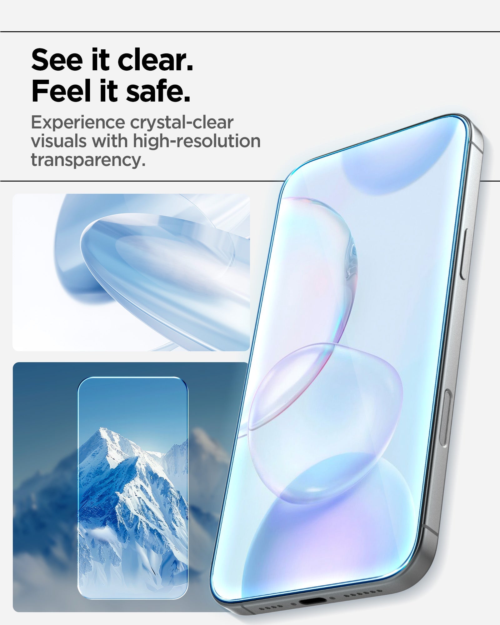 AGL09858 - iPhone 17 Air - Glas.tR AlignMaster S showing see it clear feel it safe.