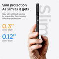 ACS03315 - iPhone 13 Mini Case Liquid Air in black showing the slim protection. Stay slim without having to jeopardize functionality and drop protection 0.3