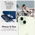 ACS06640 - iPhone 15 Plus Case Thin Fit in navy blue  Thin Fit in black thin fit. Bare essentials. compatibility only with iPhone 15 Plus. Not compatible with iPhone 15 | 15 Pro | 15 Pro Max
