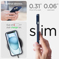 ACS06640 - iPhone 15 Plus Case Thin Fit in navy blue the 0.31