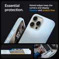 ACS06693 - iPhone 15 Pro Case Thin Fit in mute blue essential protection. Raised edges keep the camera and display flawless and scratch free.