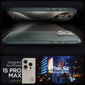 ACS06548 - iPhone 15 Pro Max Case Thin Fit in abyss green designed for iPhone 15 pro max. Thin fit. Minimal to the max.