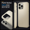 ACS06551 - iPhone 15 Pro Max Case Thin Fit in mute beige sleek form factor. Minimal design with protection day in, day out.