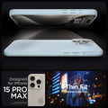 ACS06550 - iPhone 15 Pro Max Case Thin Fit in mute blue designed for iPhone 15 pro max. Thin fit. Minimal to the max.