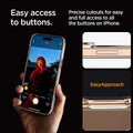 ACS07998 - iPhone 16 Pro Max Case Ultra Hybrid (MagFit) in White easy access to buttons. Precise cutouts for easy and full access to all the buttons on iPhone.