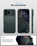 ACS09880 - iPhone 17 Pro Max Thin Fit (MagFit) in abyss green check timeless profile. slim and minimal. Design. Sleek and sturdy form factor with total protection for your iPhone day in and day out.