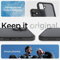 ACS08071 - iPhone 16 Plus Case Ultra Hybrid in Frost Black be crystal clear. enjoy pure design. Keep it original. Simply pleasing.