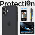 ACS08071 - iPhone 16 Plus Case Ultra Hybrid in Frost Black protection. Oh snap. air cushion tech to fight against drops.