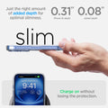ACS08197 - iPhone 16 Case Ultra Hybrid in Crystal Clear  just the right amount of added depth for optimal slimness. 0.31