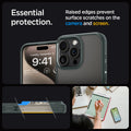 ACS06569 - iPhone 15 Pro Max Case Ultra Hybrid in frost green showing the essential protection. Raised edges prevent surface scratches on the camera and screen