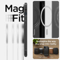 ACS05036 - iPhone 14 Case Rugged Armor (MagFit) in matte black showing magfit. Remiagine the way you snap into reality.