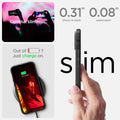 ACS05036 - iPhone 14 Case Rugged Armor (MagFit) in matte black out of battery? just charge on. slim optimal slimness.