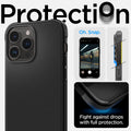 ACS04956 - iPhone 14 Pro Case Rugged Armor (MagFit) showing protection. Oh, snap. Air cushion tech to fight against drops.