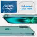 ACS08064 - iPhone 16 Plus Case Liquid Crystal in Crystal Clear a fluid design to showcase your fresh design.