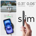 ACS08064 - iPhone 16 Plus Case Liquid Crystal in Crystal Clear optimal slimess. out of battery? just charge on. 0.31