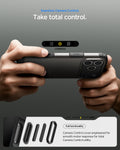 ACS09898 - iPhone 17 Pro Max Case Tough Armor T AI (MagFit) in gunmetal showing seamless camera control. Take total control.
