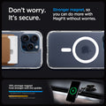 ACS06580 - iPhone 15 Pro Max Case Ultra Hybrid (MagFit) in frost clear don't worry. It's secure. stronger magnet, so you can do more with magfit without worries.