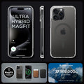 ACS06577 - iPhone 15 Pro Max Case Ultra Hybrid (MagFit) in graphite ultra hybrid magfit. magfit designed for magsafe. 37,969,000kg CO2 offset.