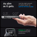 ACS06717 - iPhone 15 Pro Case Ultra Hybrid (MagFit) in carbon fiber as slim as it gets. just the right amount of added depth for optimal slimness and grip. charge on without compromising the protection.