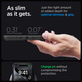 ACS06720 - iPhone 15 Pro Case Ultra Hybrid (MagFit) in frost black as slim as it gets. just the right amount of added depth for optimal slimness and grip. charge on without compromising the protection.