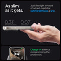 ACS06715 - iPhone 15 Pro Case Ultra Hybrid (MagFit) in white as slim as it gets. just the right amount of added depth for optimal slimness and grip. charge on without compromising the protection.