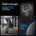 ACS06594 - iPhone 15 Pro Max Case Tough Armor (MagFit) in black even more magfit strength. stronger magnets for better magsafe connectivity.