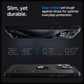 ACS06594 - iPhone 15 Pro Max Case Tough Armor (MagFit) in black slim yet durable. easy to hold yet tough against drops for optimal everyday protection