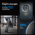 ACS06595 - iPhone 15 Pro Max Case Tough Armor (MagFit) in metal slate even more magfit strength. stronger magnets for better magsafe connectivity.
