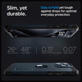 ACS06595 - iPhone 15 Pro Max Case Tough Armor (MagFit) in metal slate slim yet durable. easy to hold yet tough against drops for optimal everyday protection
