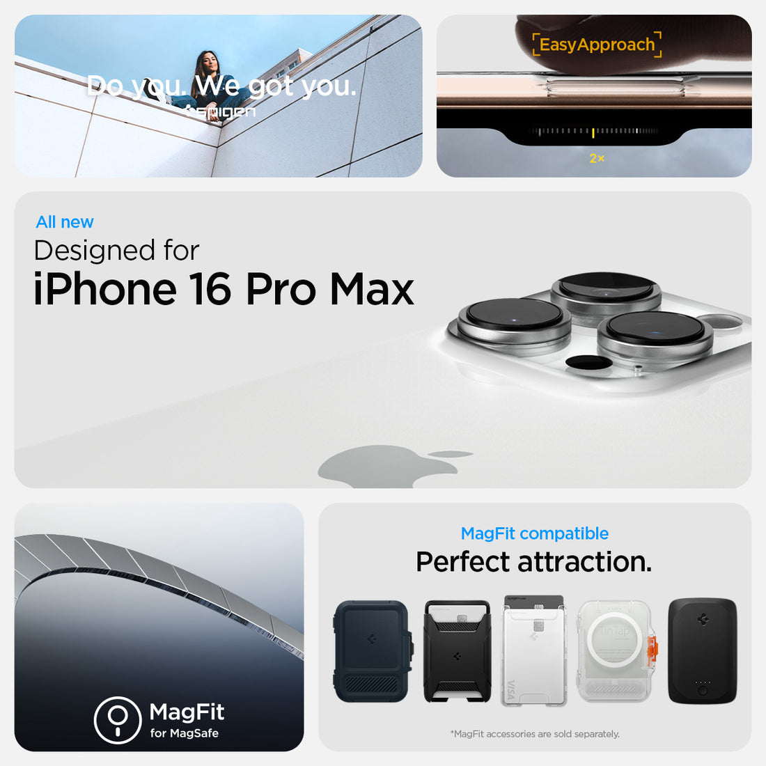 iPhone 16 Pro Max Series - Clear Crystal MagFit