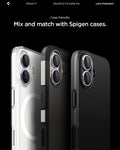AGL10127 - iPhone 17 Optik Pro EZ Fit Lens Protector showing the case friendliness. Mix and match with Spigen cases
