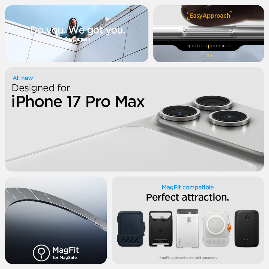 iPhone 17 Pro Max Series - Clear Crystal MagFit