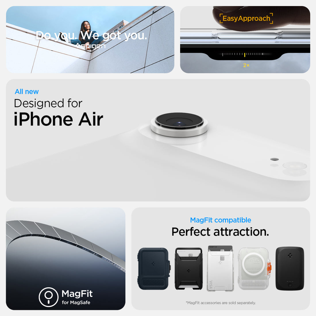 iPhone Air Series - Clear Crystal MagFit