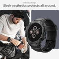 ACS07599 - Pixel Watch 3 (45mm) Case Rugged Armor Pro in Black unibody design. sleek aesthetics protects all around.
