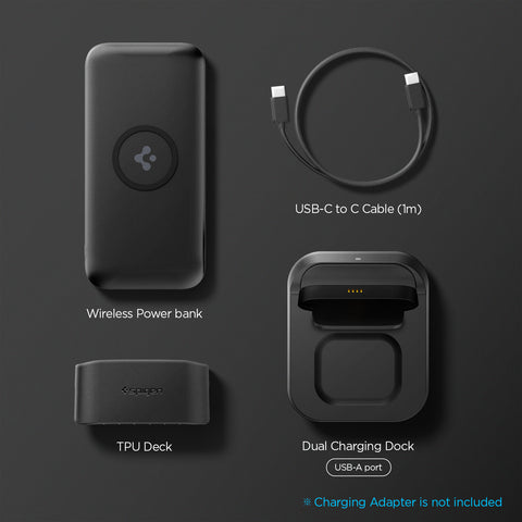 5 in 1 Wireless Powerbank | 10,000mAh, 20W, A to C cable | PA2001W1