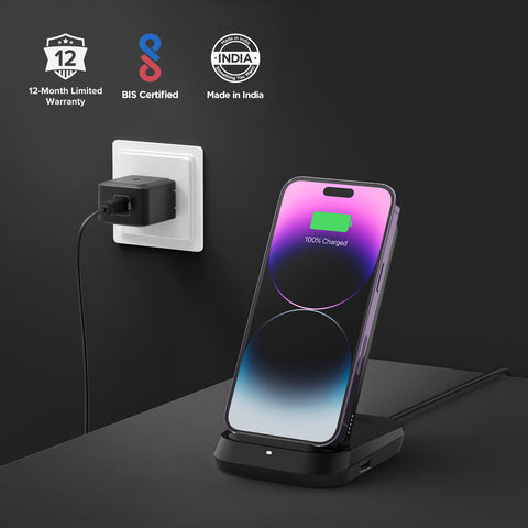 5 in 1 Wireless Powerbank | 10,000mAh, 20W, A to C cable | PA2001W1