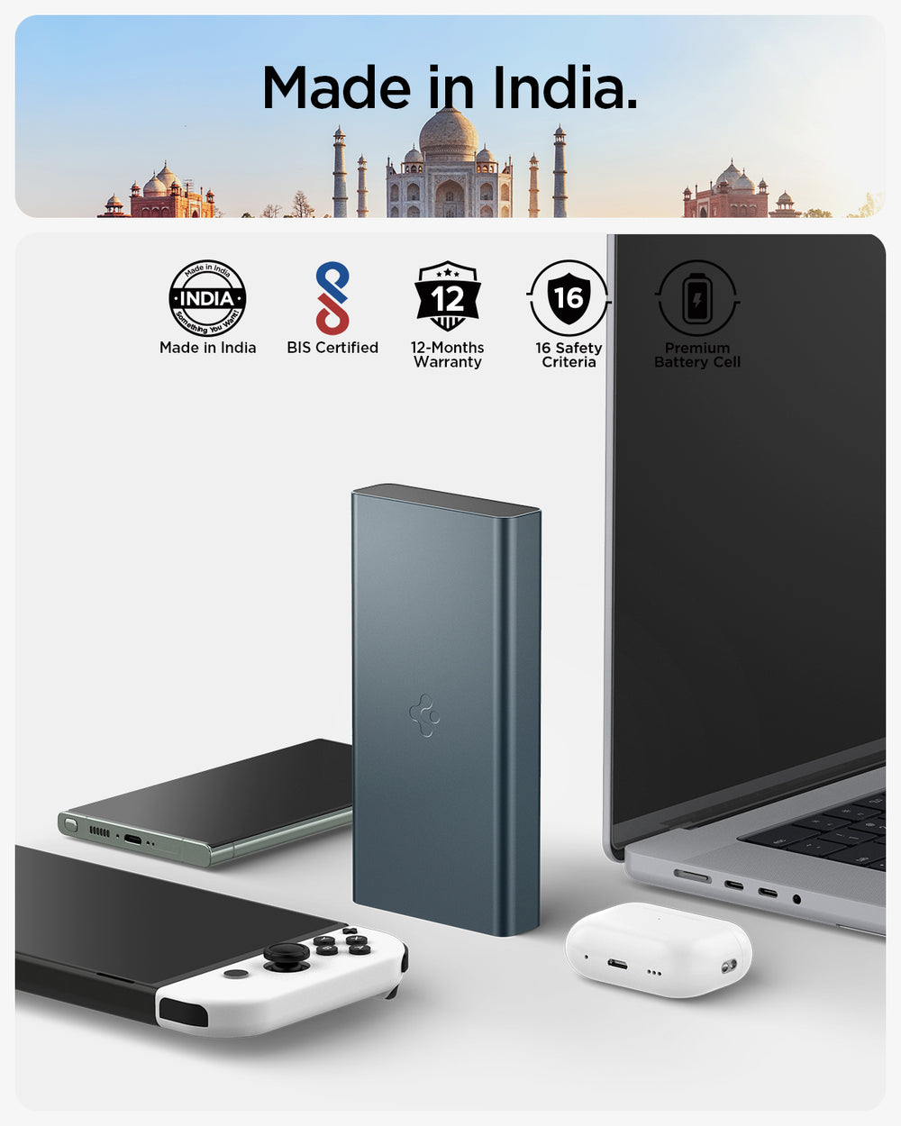 Alloy Power Bank (20,000mAh, 30W) with PD3.0 & QC3.0